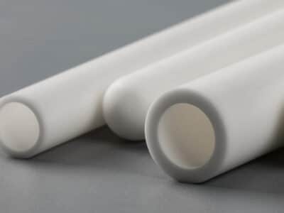 Ceramic Round Single Bore Tubes (Closed One End)