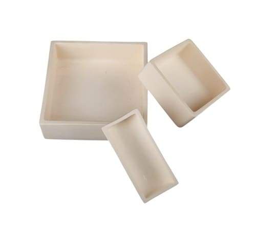 Tiegel aus Aluminiumoxid Rechteckige Form