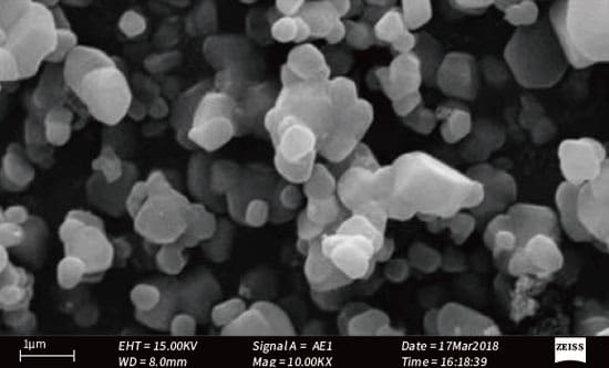 Aluminiumnitrid-Pulver SEM