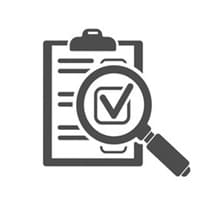Symbol für metallografische Inspektion